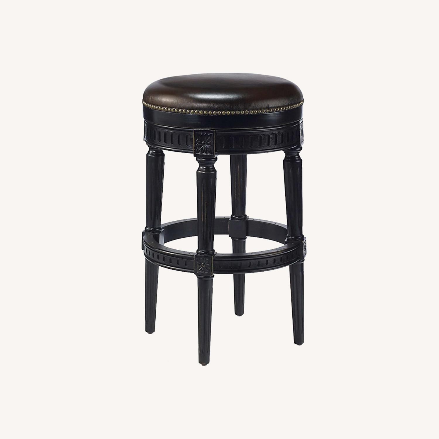 Frontgate Manchester Black Stools - image-0