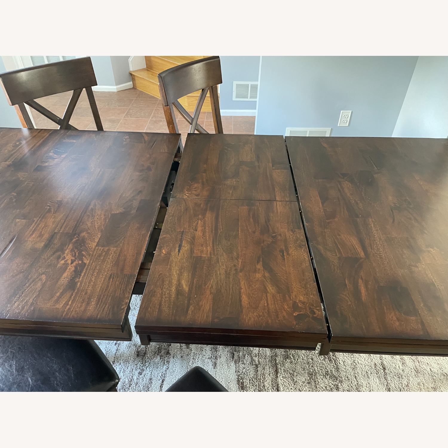 Intercon Dark Brown Wood Dining Set - image-3