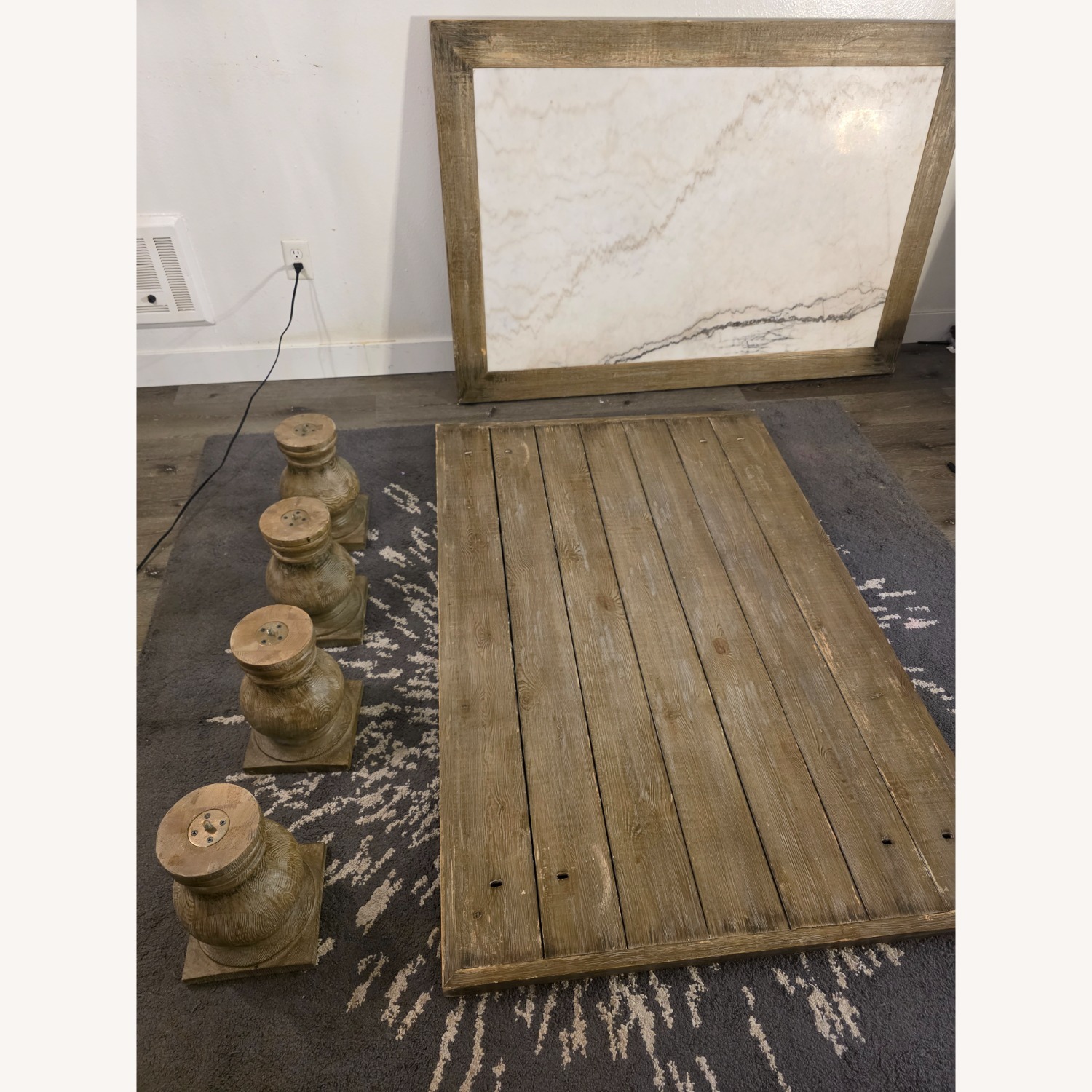 Arhaus Hudson Marble Coffee Table - image-7