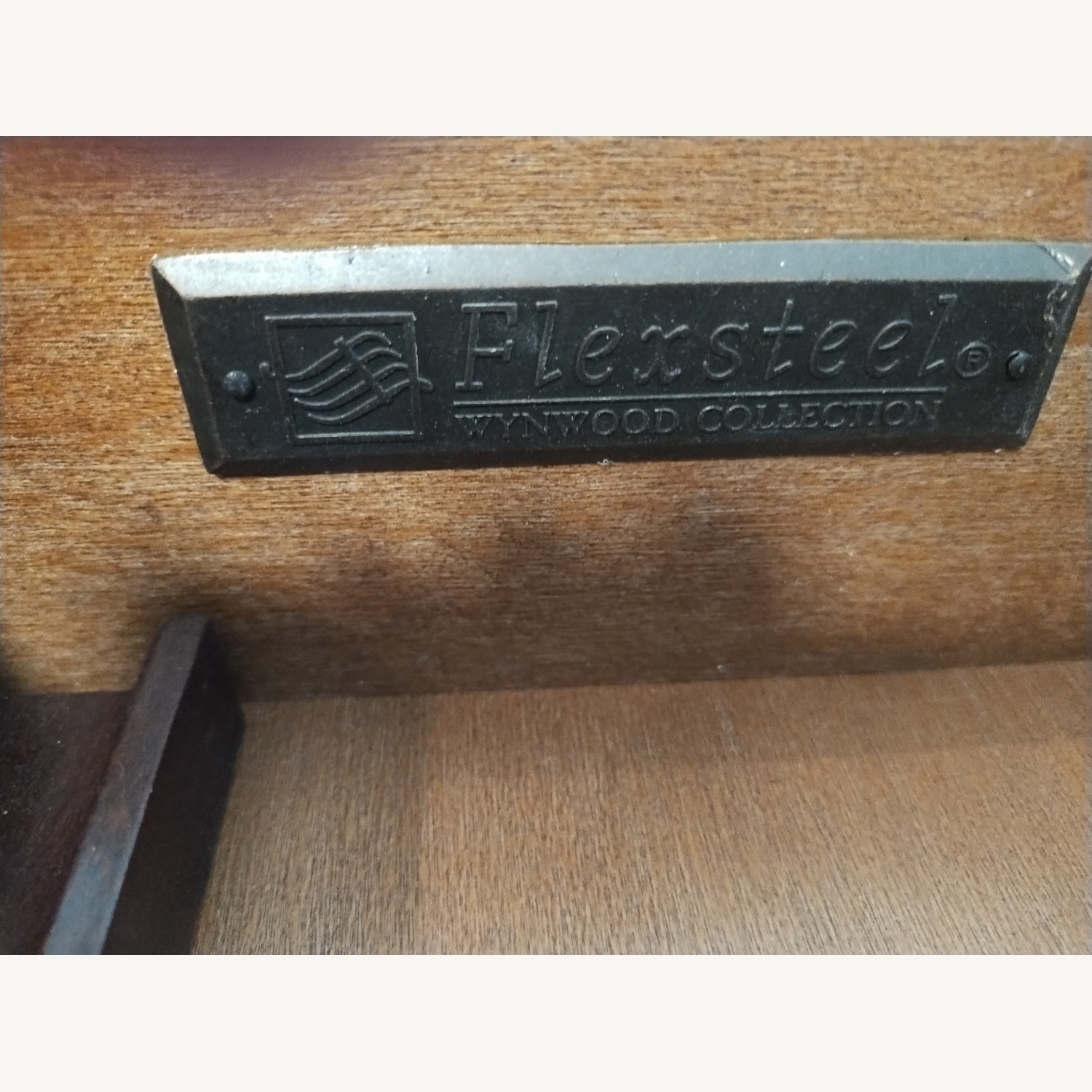 Flexsteel Dark Brown Wood Desk - image-5