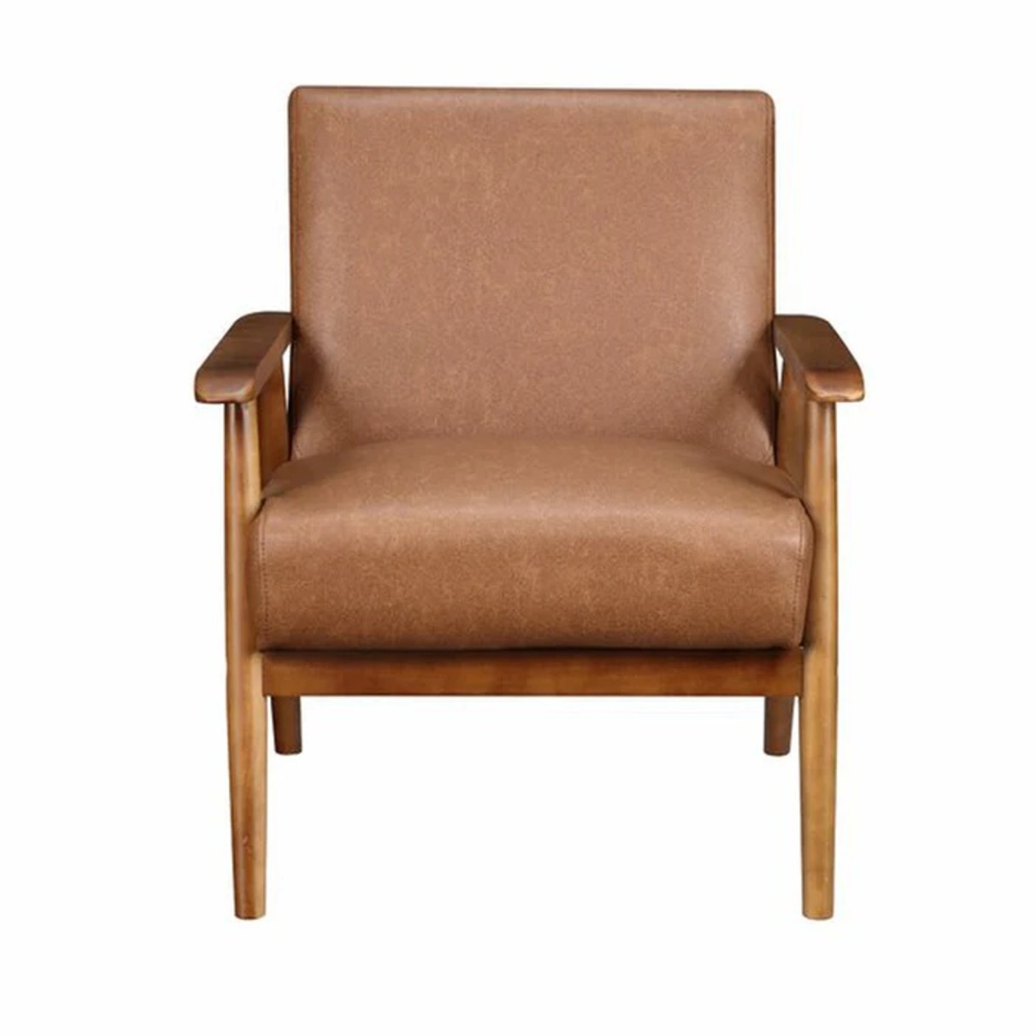 Faux Leather Armchair by George Oliver  - image-5