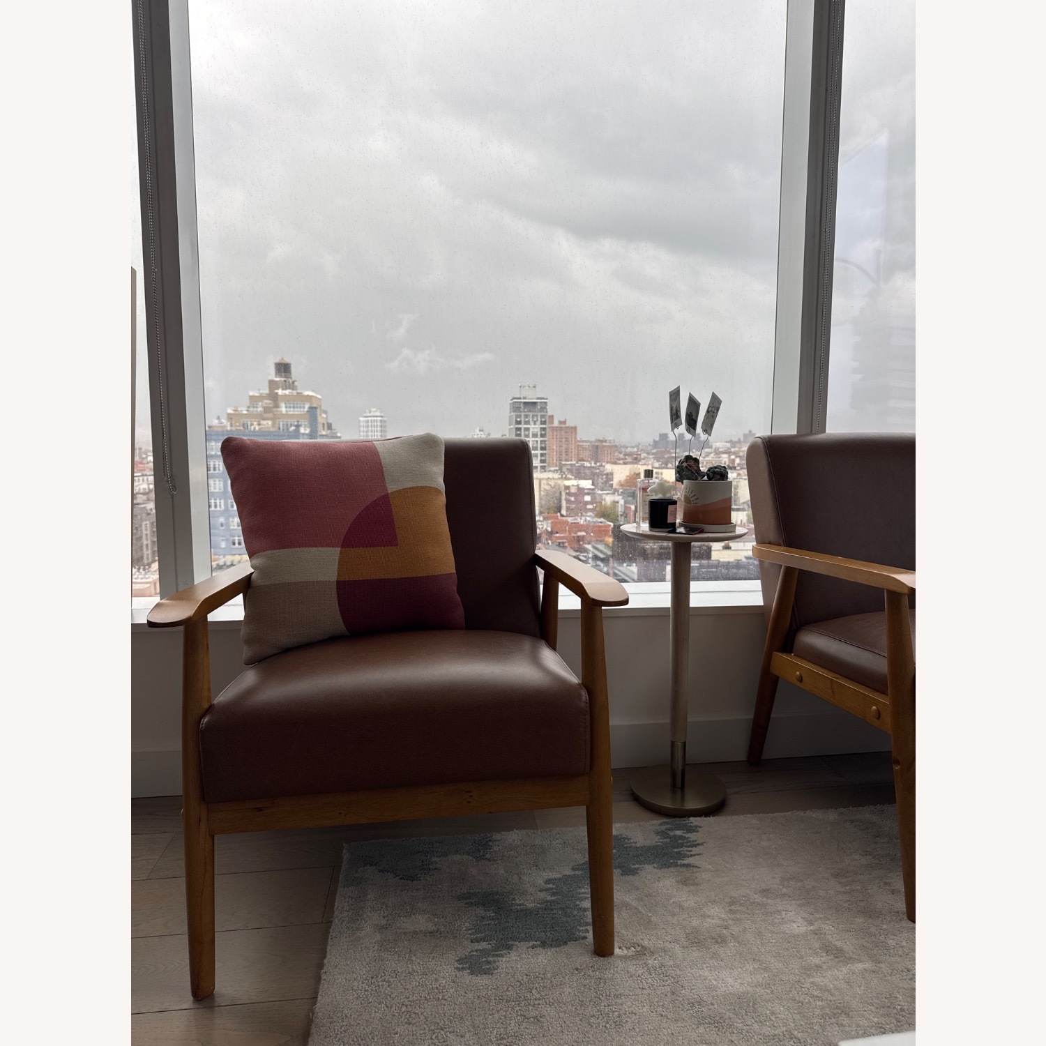 Faux Leather Armchair by George Oliver  - image-2