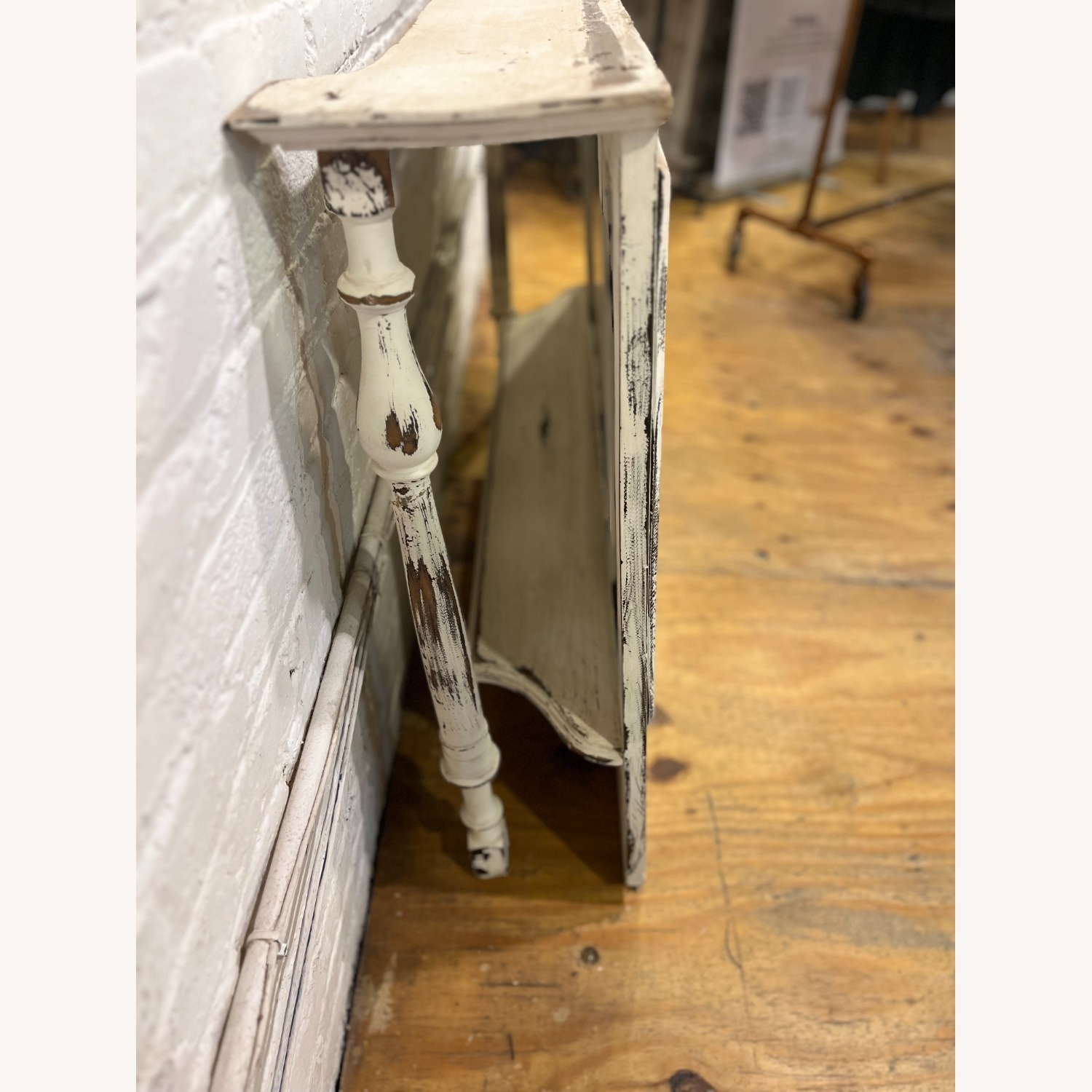 Vintage/Antique Finds White Wood Armoire - image-10