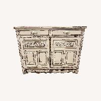 Vintage/Antique Finds White Wood Armoire