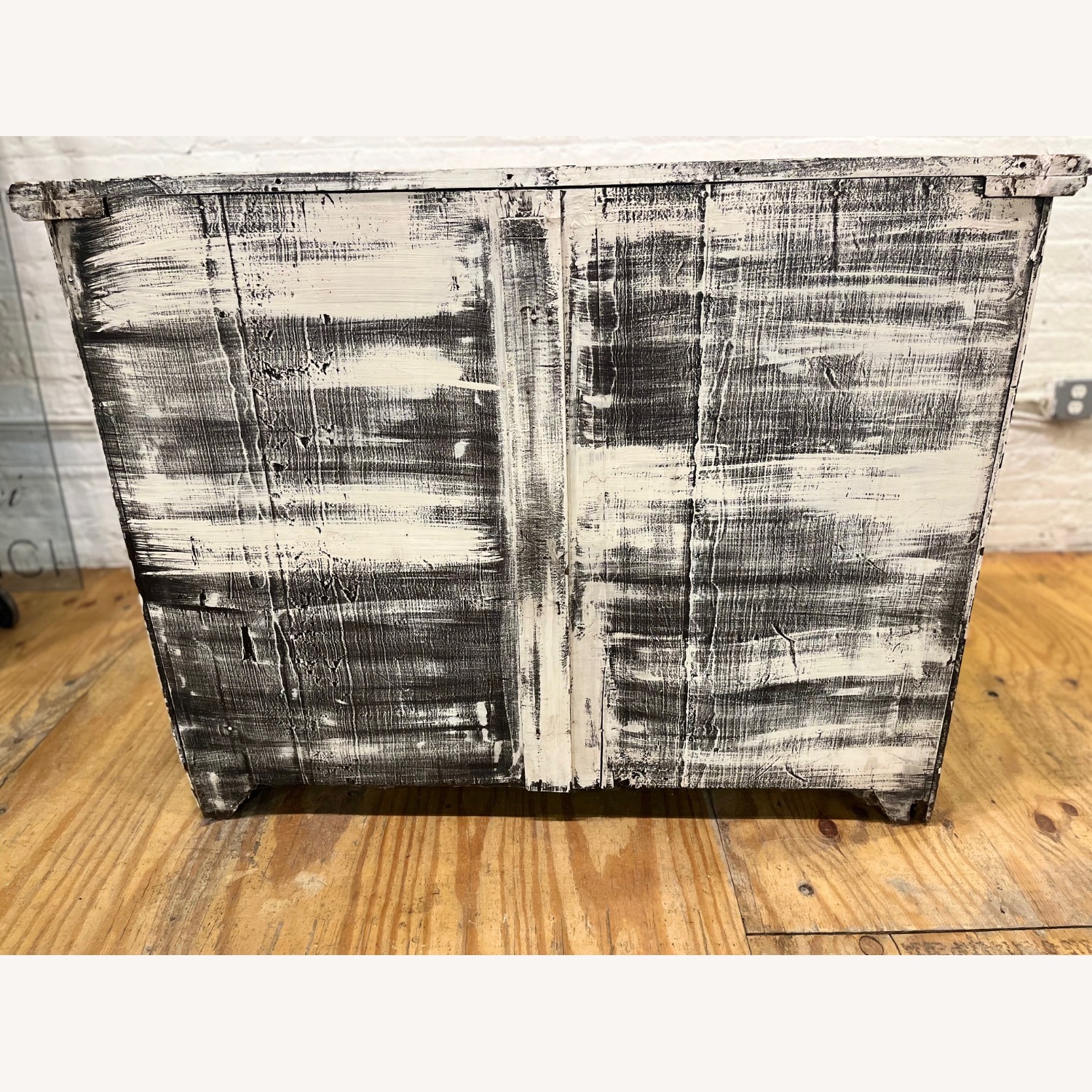 Vintage/Antique Finds White Wood Armoire - image-7