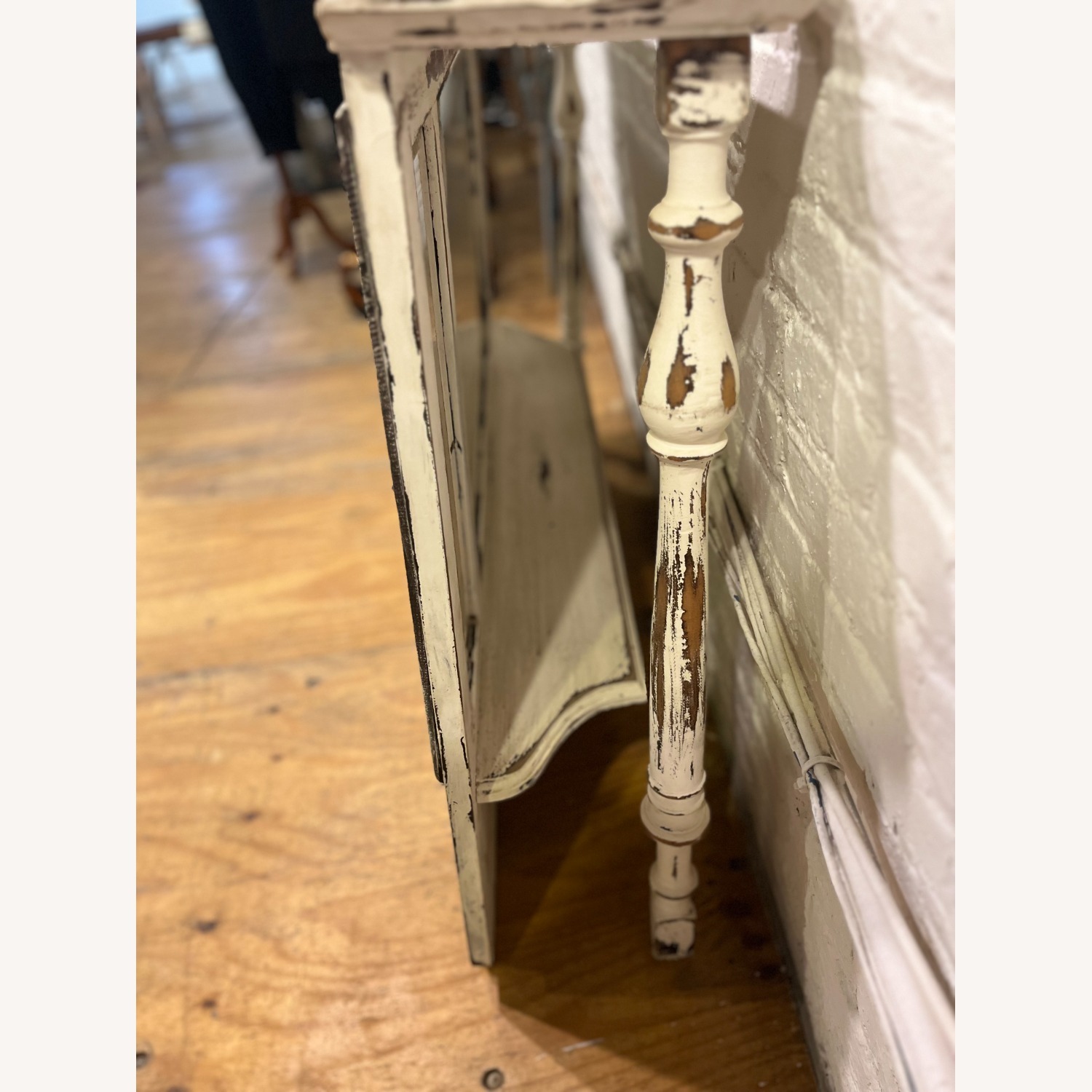 Vintage/Antique Finds White Wood Armoire - image-9