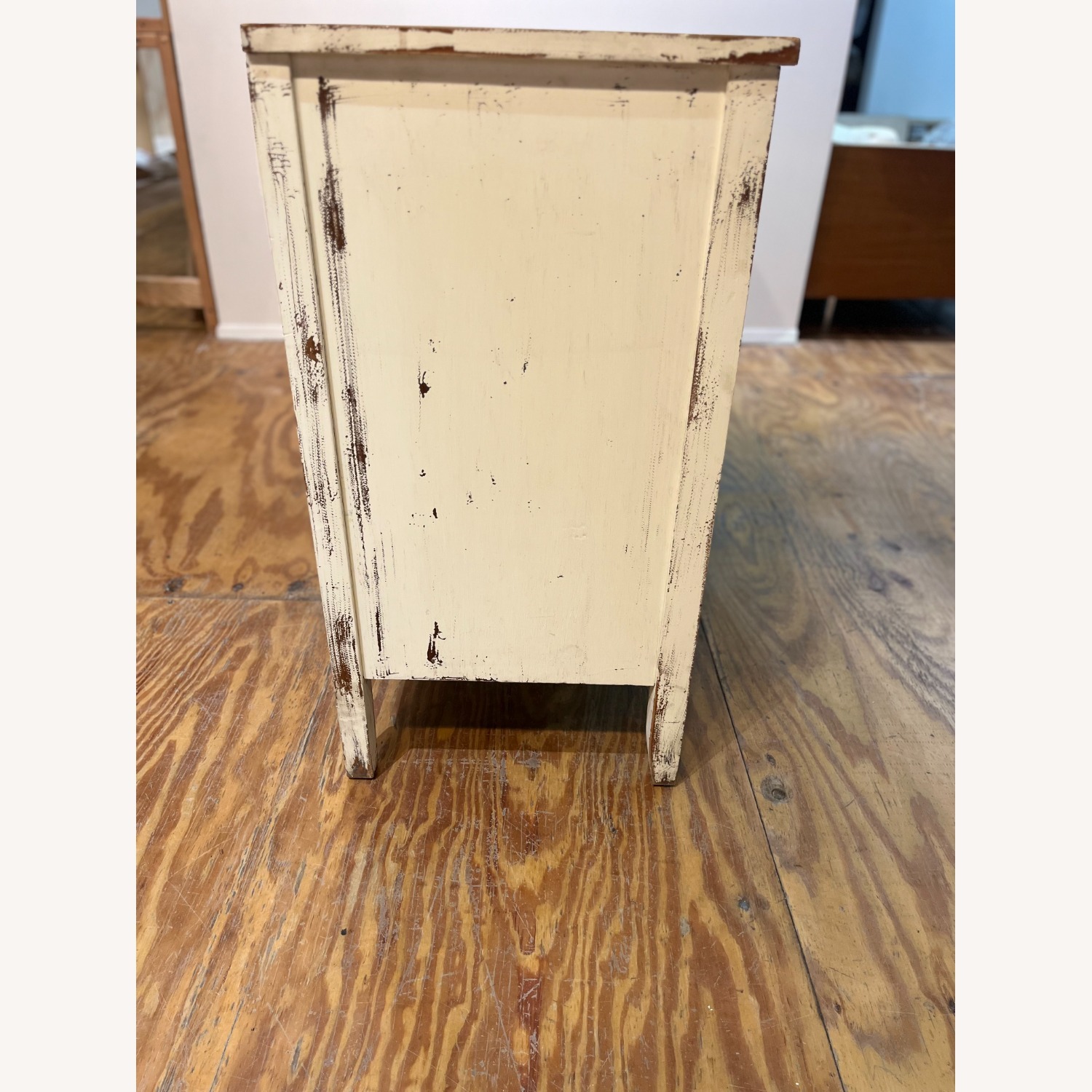 Vintage/Antique Finds White Wood Dresser - image-3
