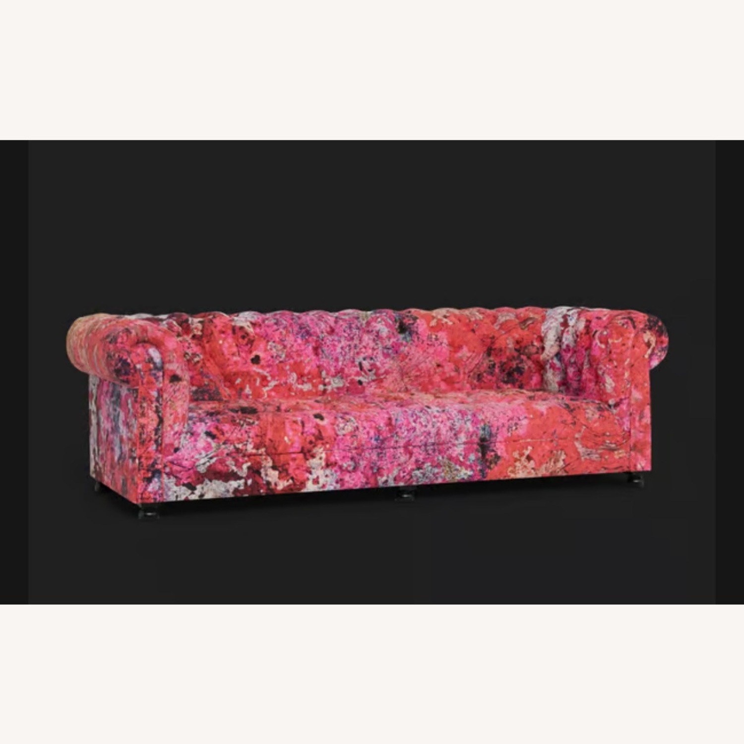 Faded and Degraded Westminster Button Sofa - image-3