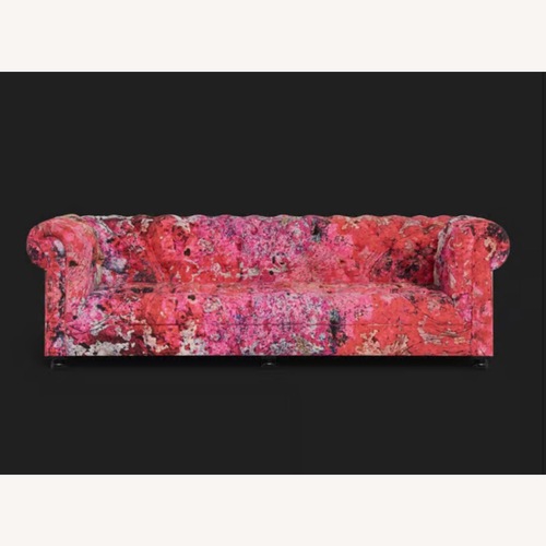 Used Faded and Degraded Westminster Button Sofa for sale on AptDeco