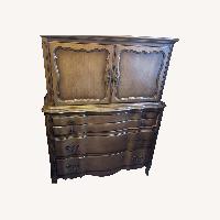 Vintage/Antique Finds Dark Brown Wood Dresser