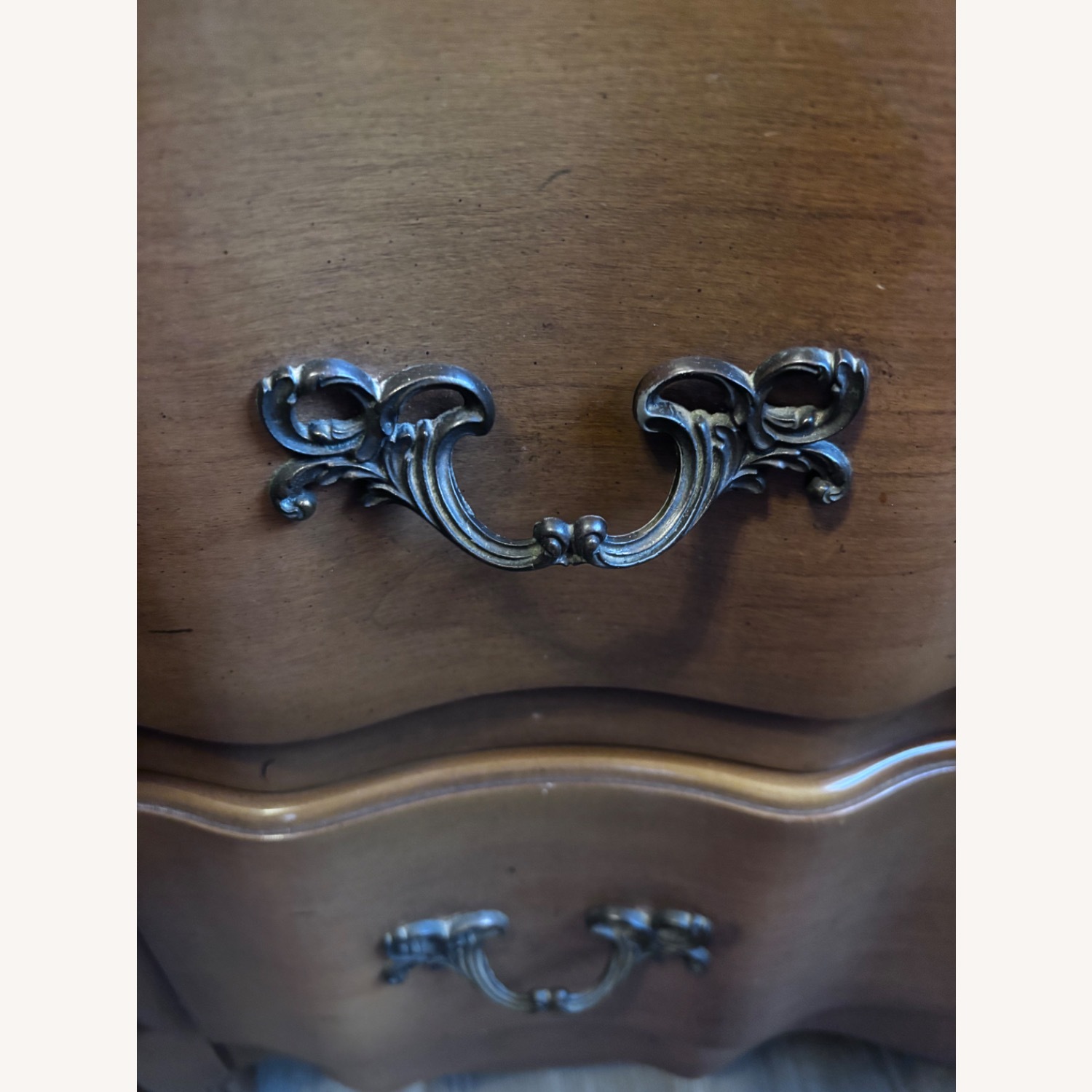 Vintage/Antique Finds Dark Brown Wood Dresser - image-8