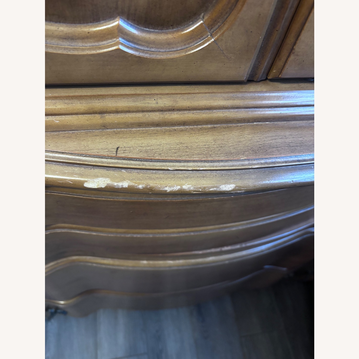 Vintage/Antique Finds Dark Brown Wood Dresser - image-3