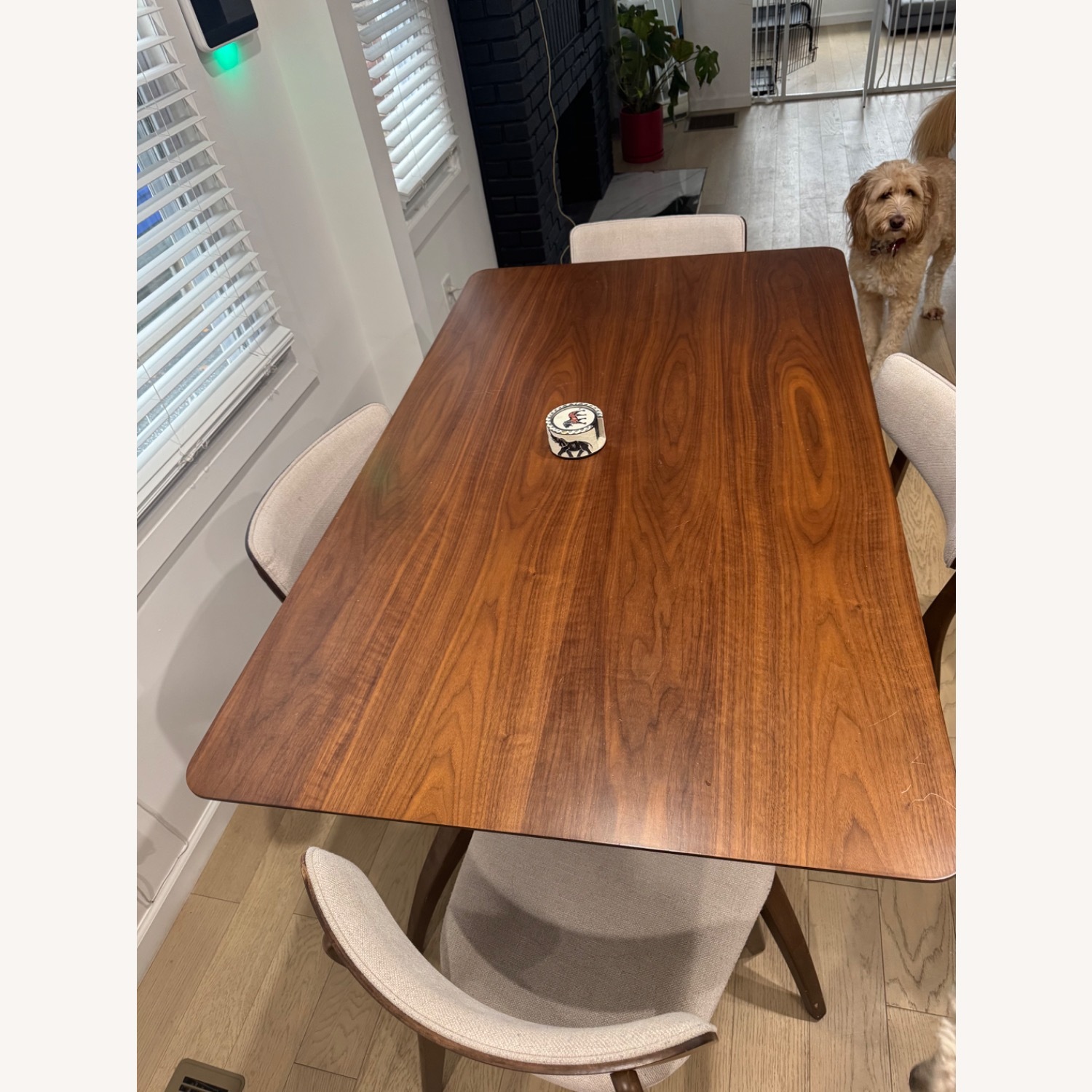 Dark Brown Wood Dining Sets - image-3