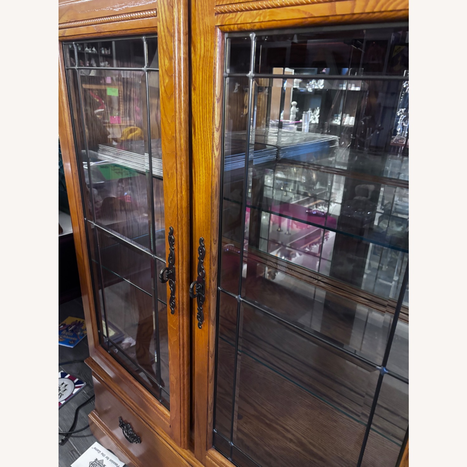 Natural Wood Bookcase - image-3