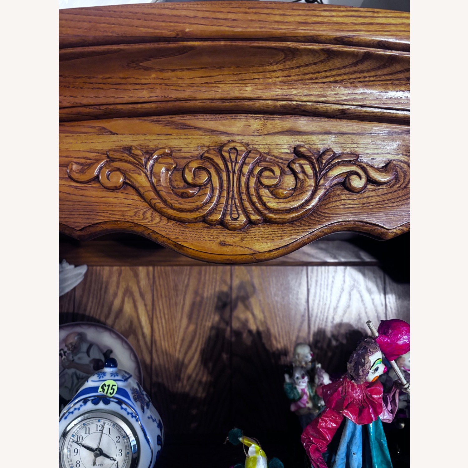 Natural Wood Bookcase - image-2