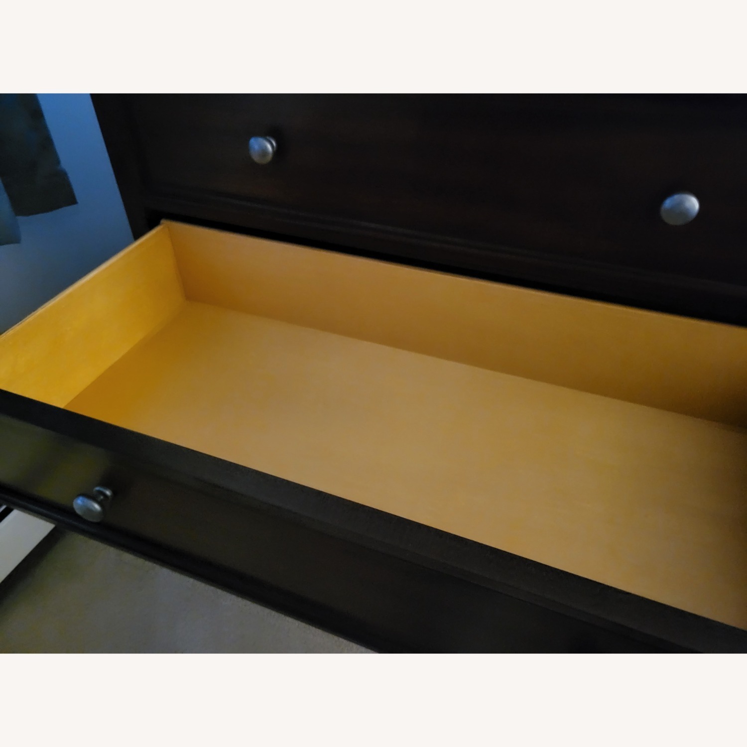 Dark Brown Wood Dresser - image-4