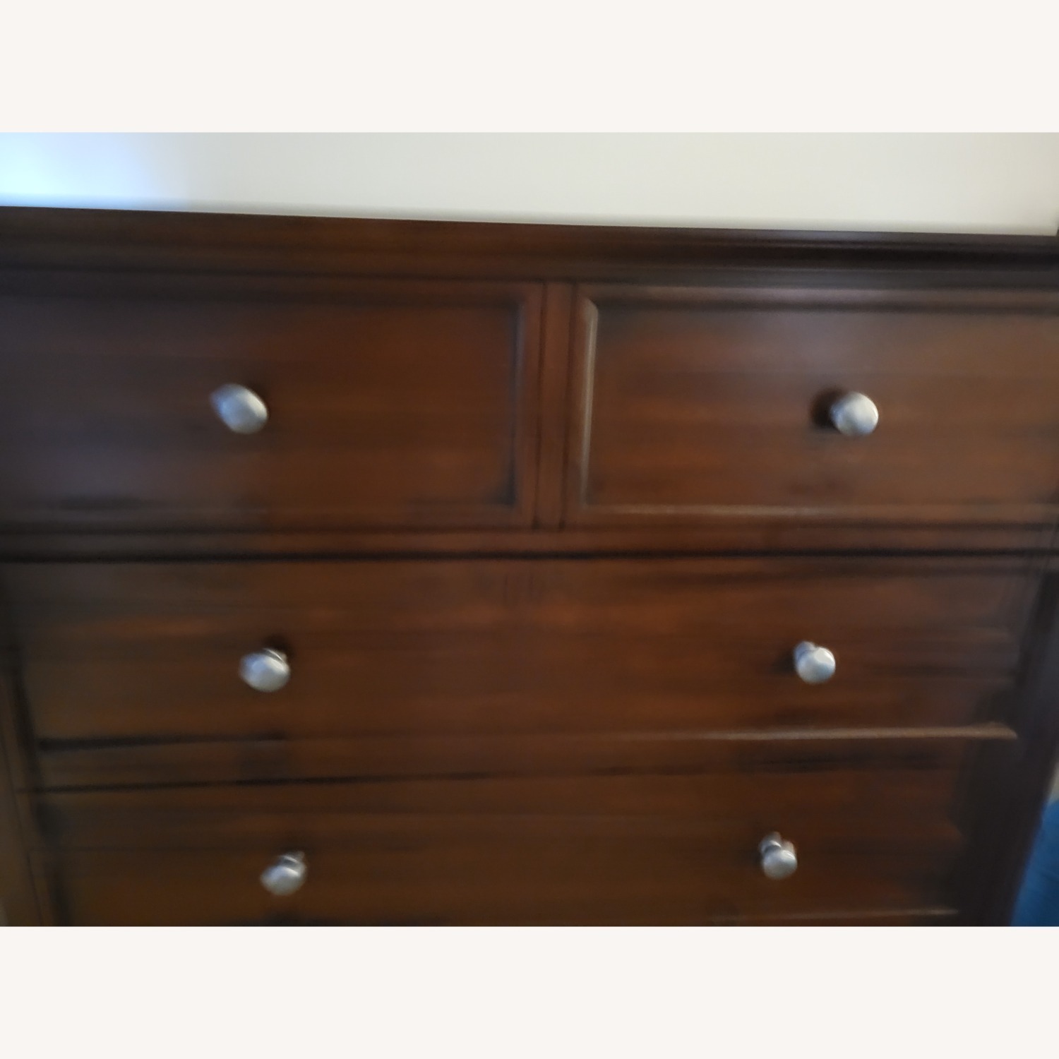 Dark Brown Wood Dresser - image-3