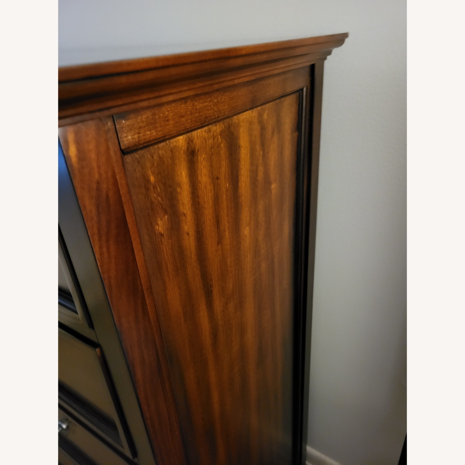 Dark Brown Wood Dresser - image-5