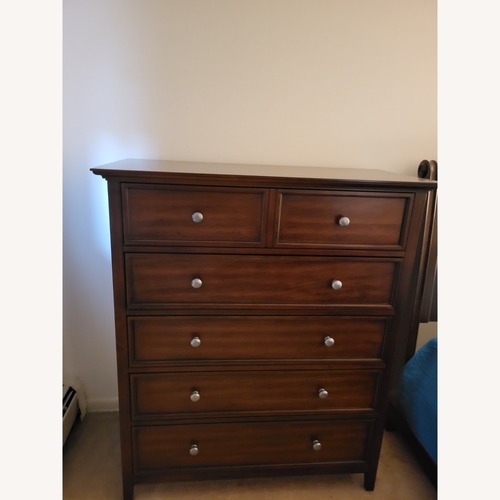Used Dark Brown Wood Dresser for sale on AptDeco