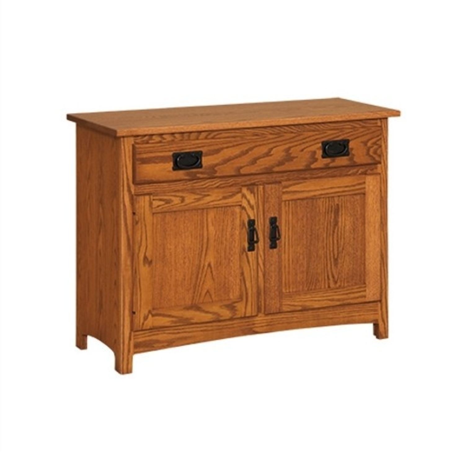 Bassett Light Brown Wood Media Storage - image-4