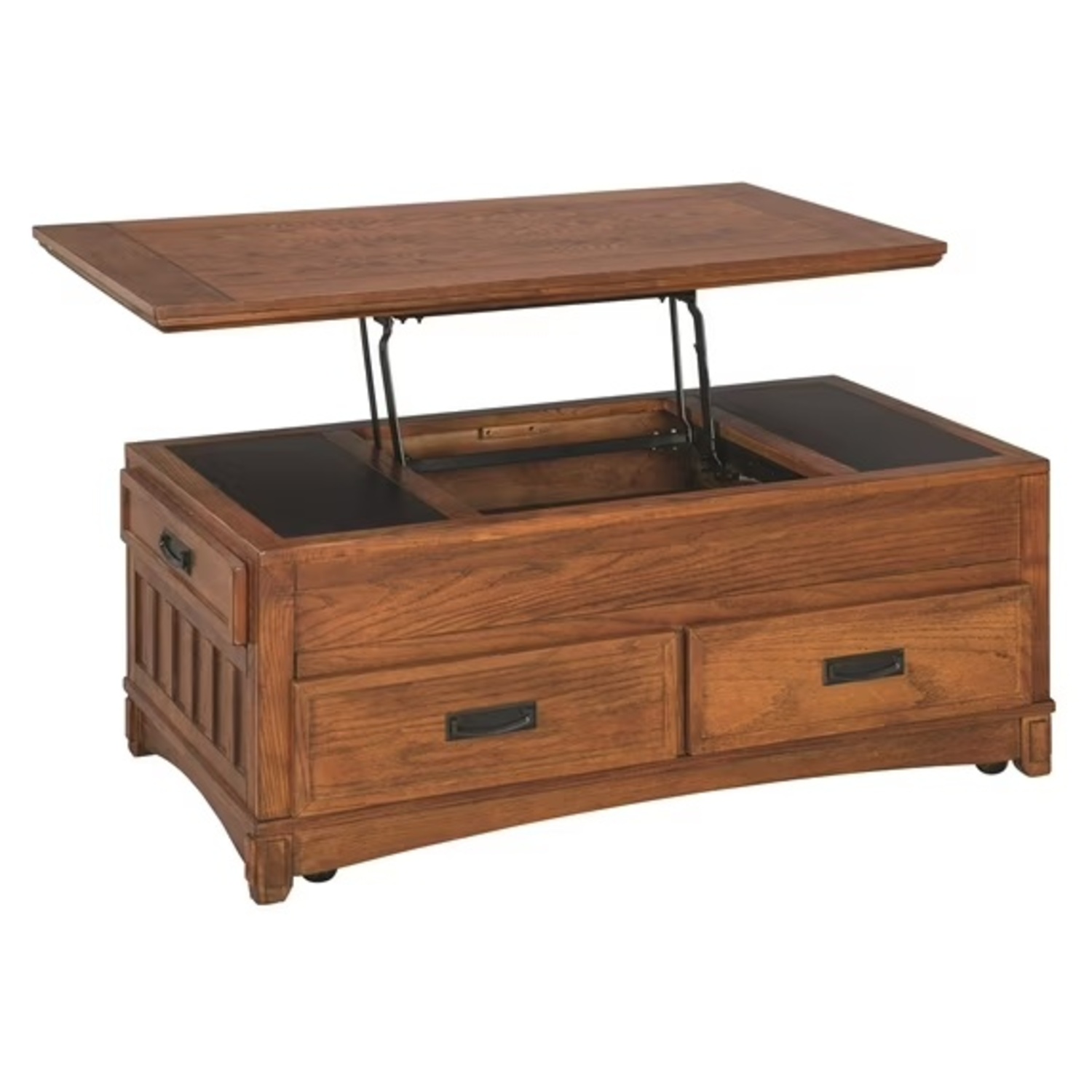 Ashley Furniture Light Brown Wood Coffee Table - image-6