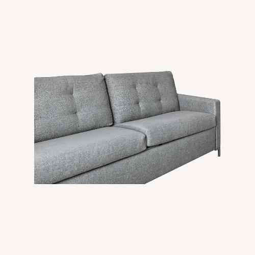 Used Crate & Barrel Queen Sleeper Sofa Mfg By Am Leather for sale on AptDeco