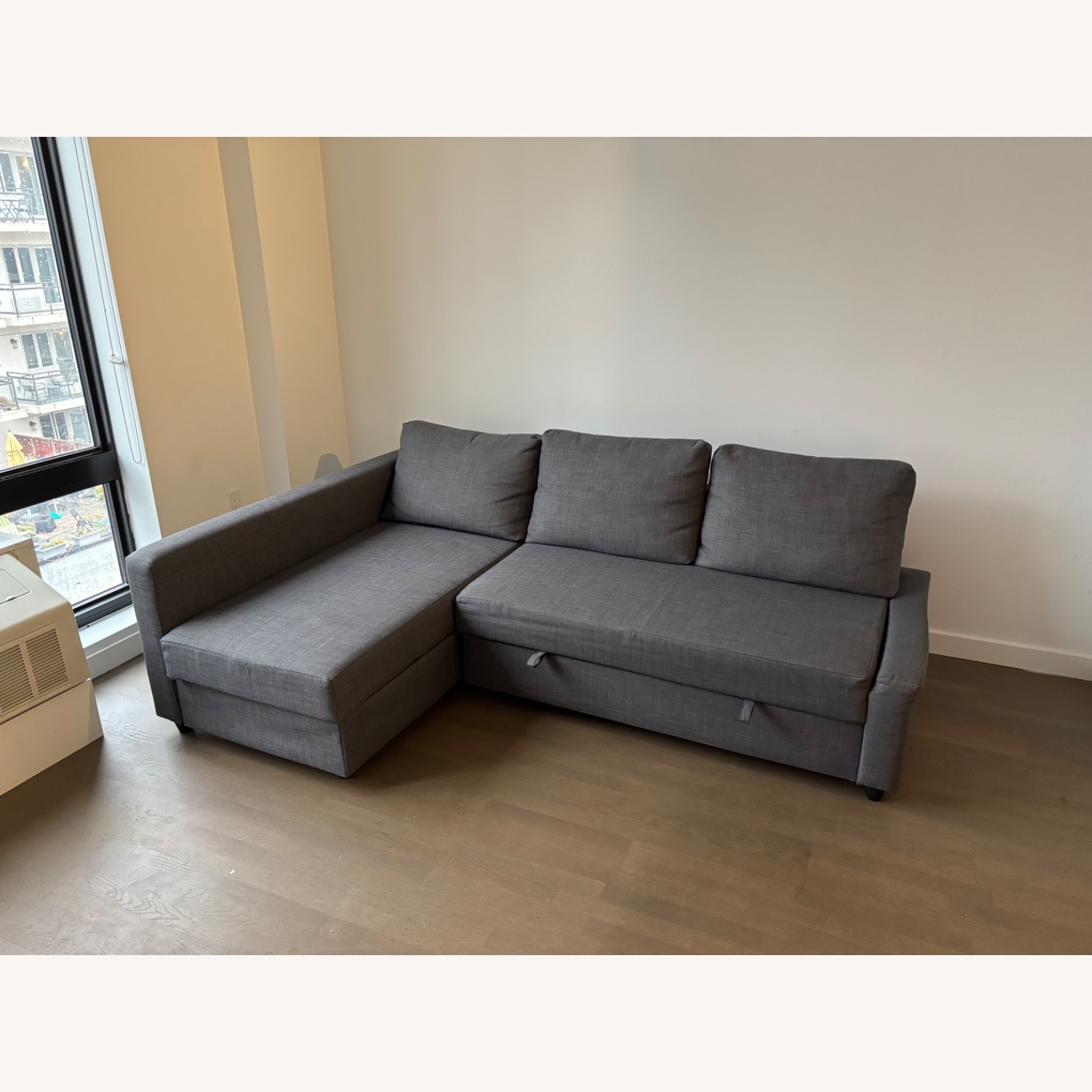 IKEA Friheten Gray Fabric Sleeper Sofa - image-2