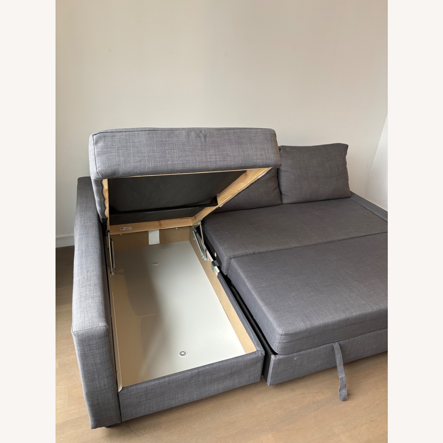IKEA Friheten Gray Fabric Sleeper Sofa - image-3