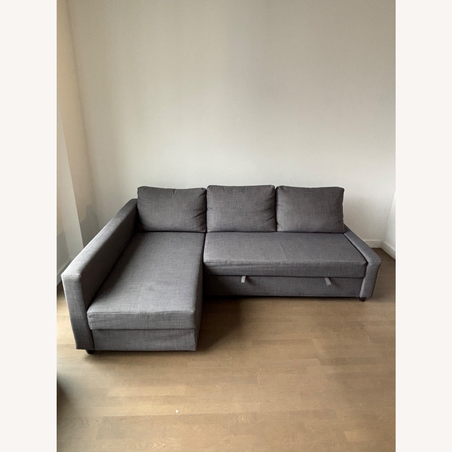 IKEA Friheten Gray Fabric Sleeper Sofa - image-1