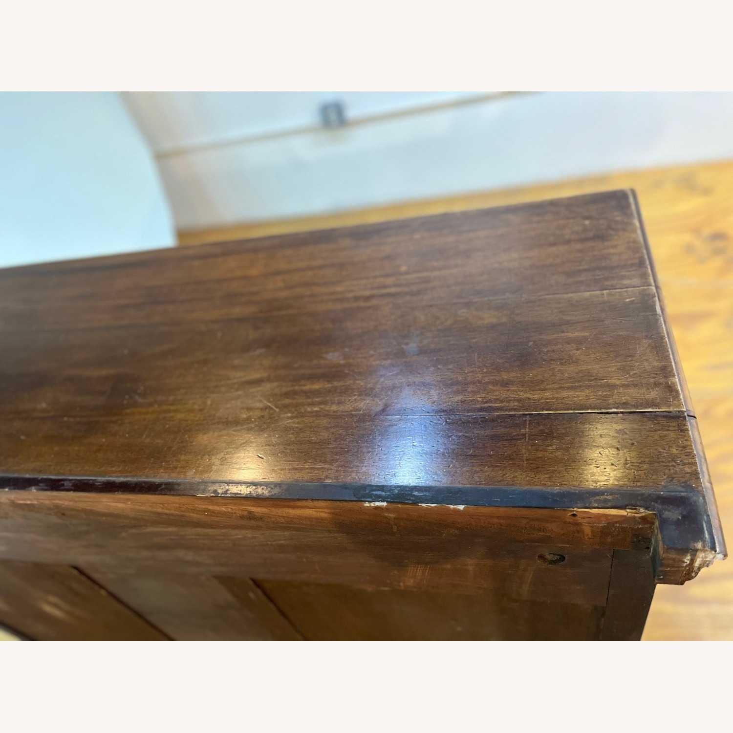 Vintage/Antique Finds Dark Brown Wood Sideboard - image-9