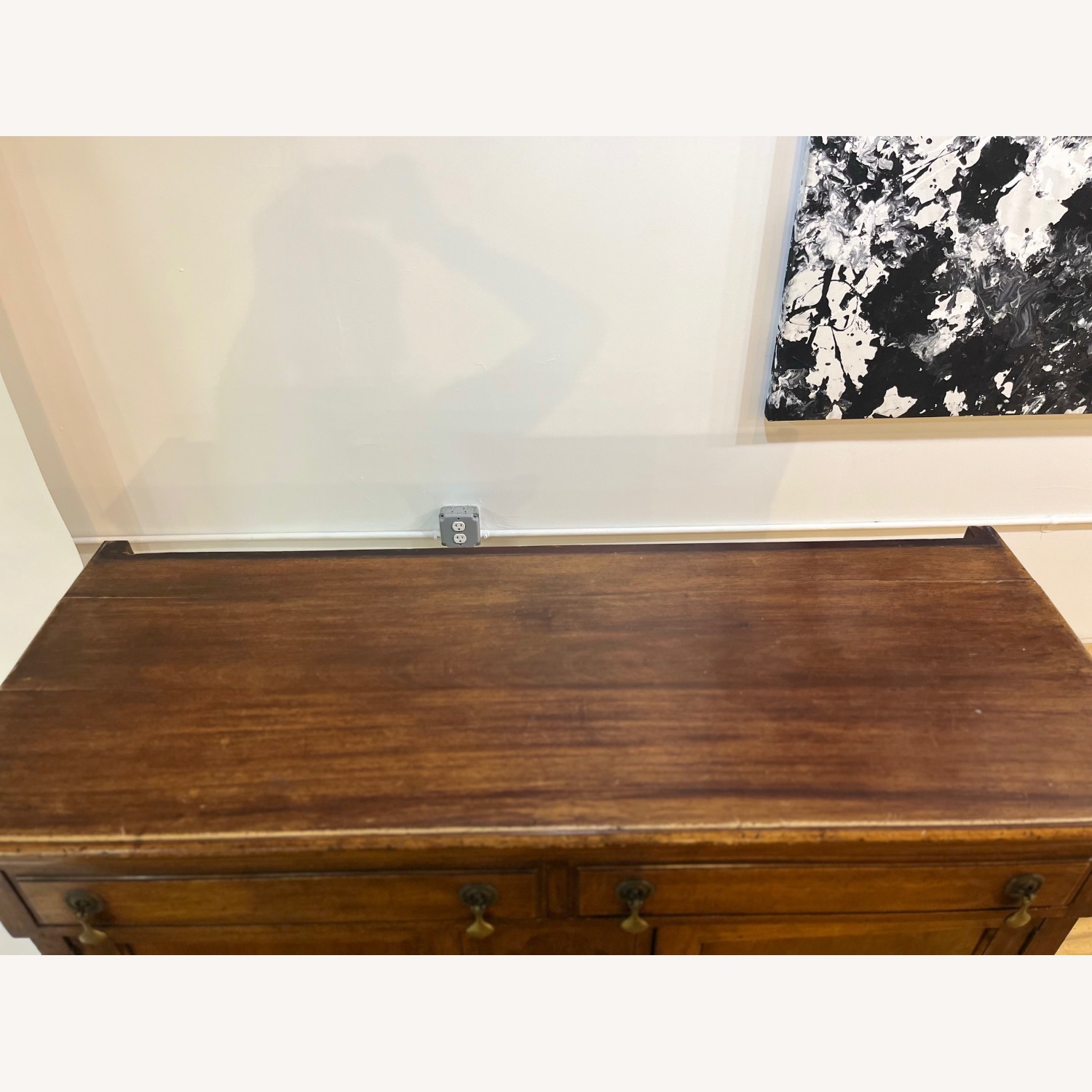 Vintage/Antique Finds Dark Brown Wood Sideboard - image-8