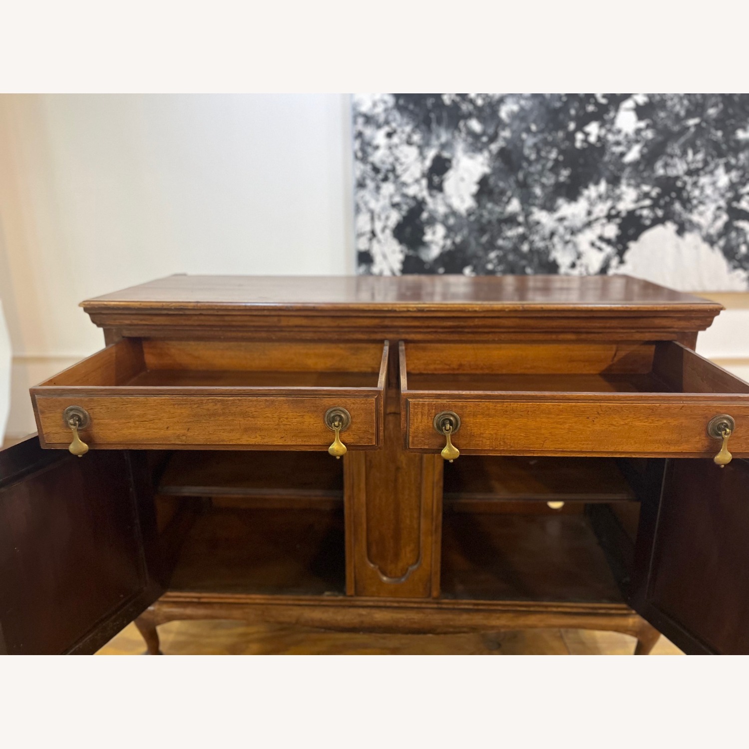 Vintage/Antique Finds Dark Brown Wood Sideboard - image-5