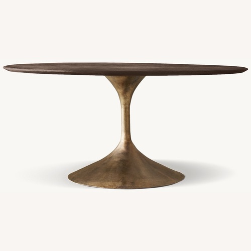 Used Restoration Hardware Aero Round Dining Table 72" for sale on AptDeco