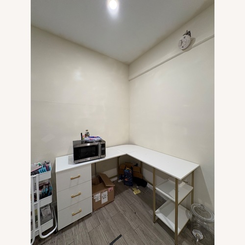 Used Techni Mobili L Shaped Desk for sale on AptDeco