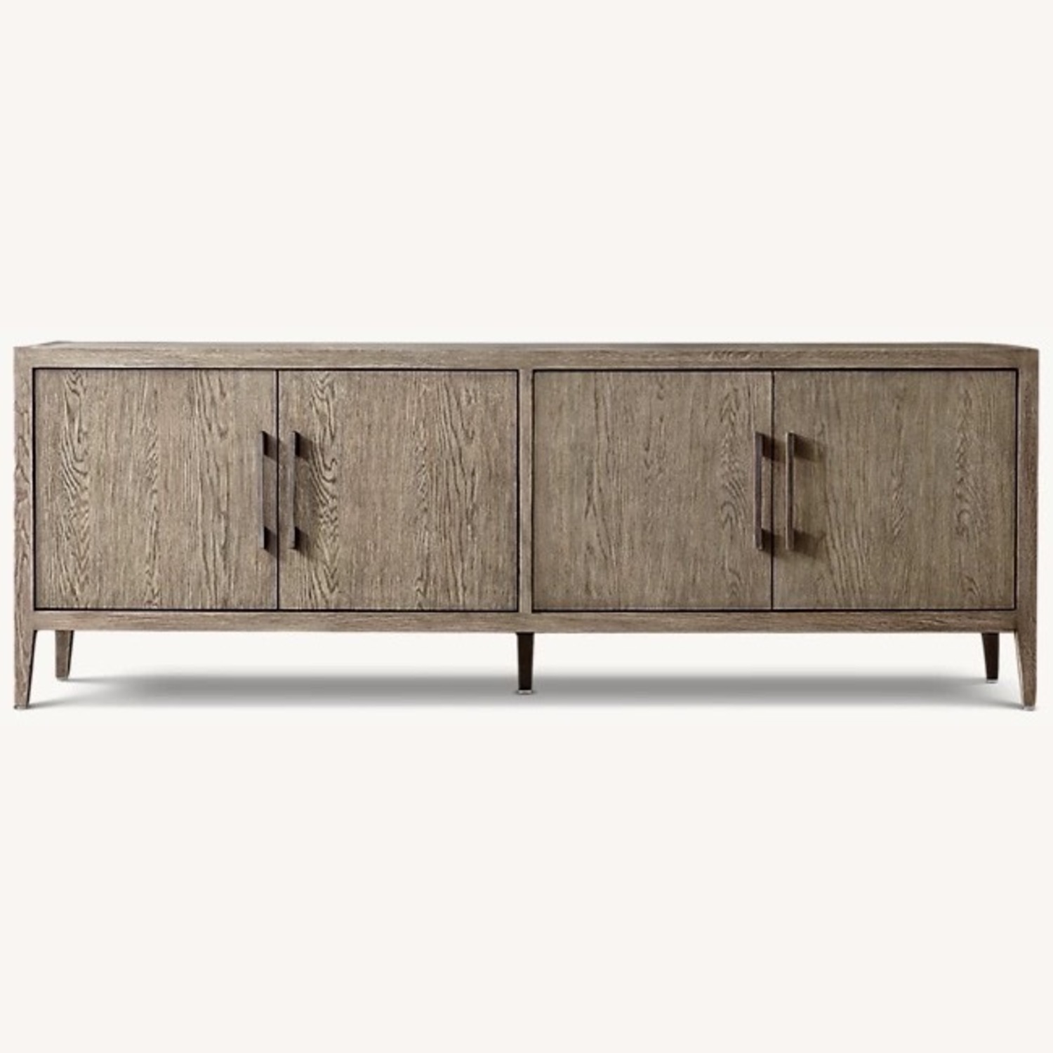 Restoration Hardware French Contemporary Dark Gray Wood Sideboard - image-0