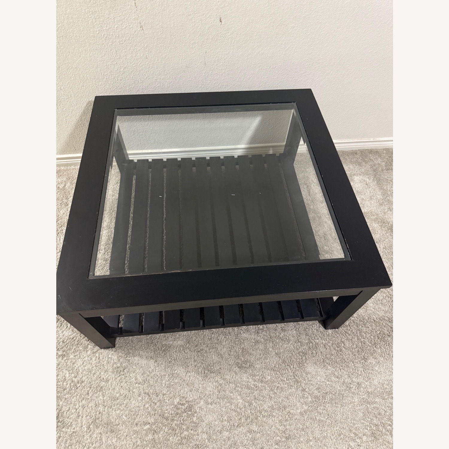 IKEA Dark Brown Wood Coffee Table - image-2