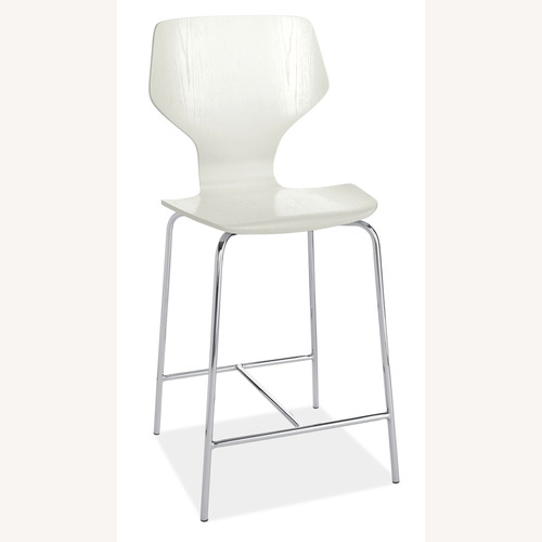 Used Room & Board Pike White Stools Set for sale on AptDeco
