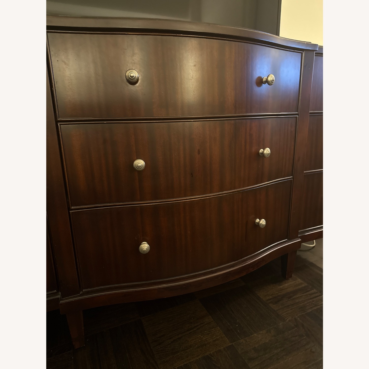 Raymour & Flanigan Dark Brown Wood Dresser - image-5