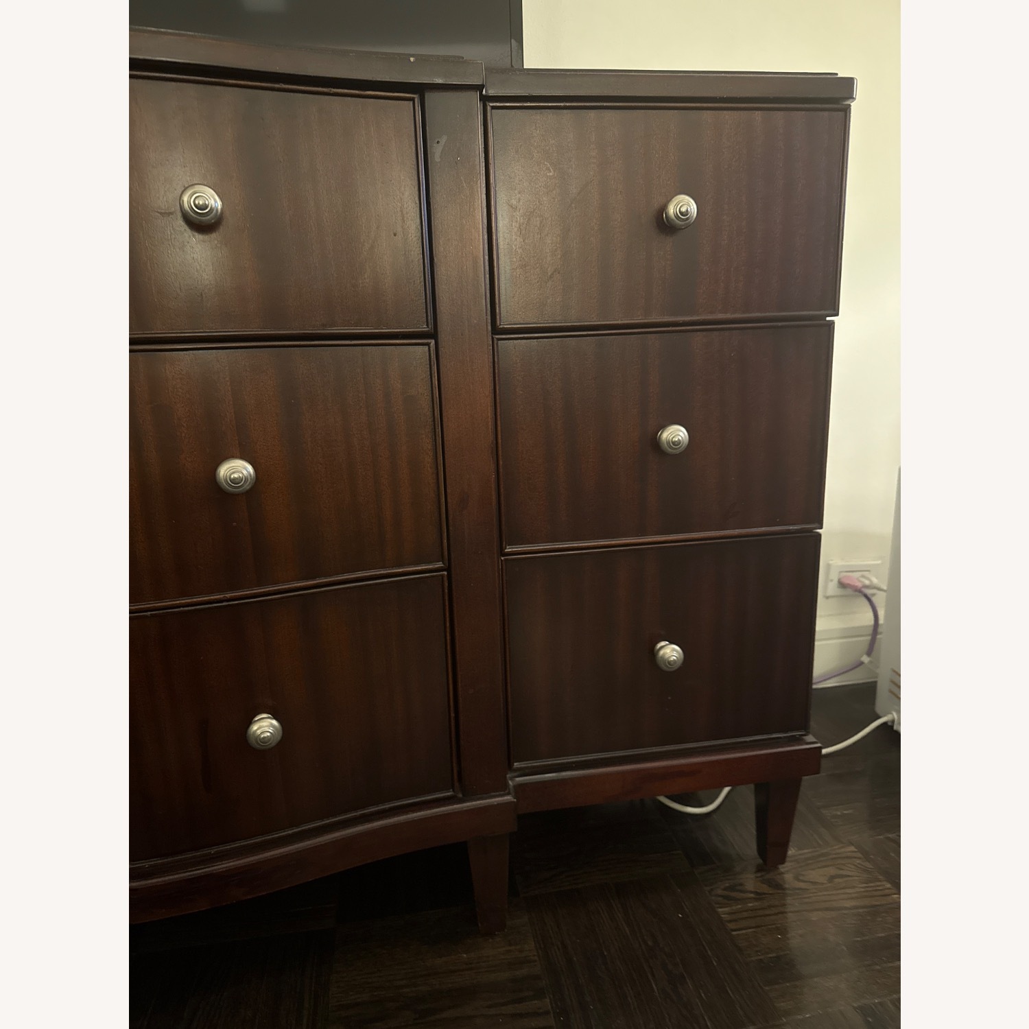 Raymour & Flanigan Dark Brown Wood Dresser - image-7