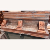 Antique Metal Flashing Mantel 