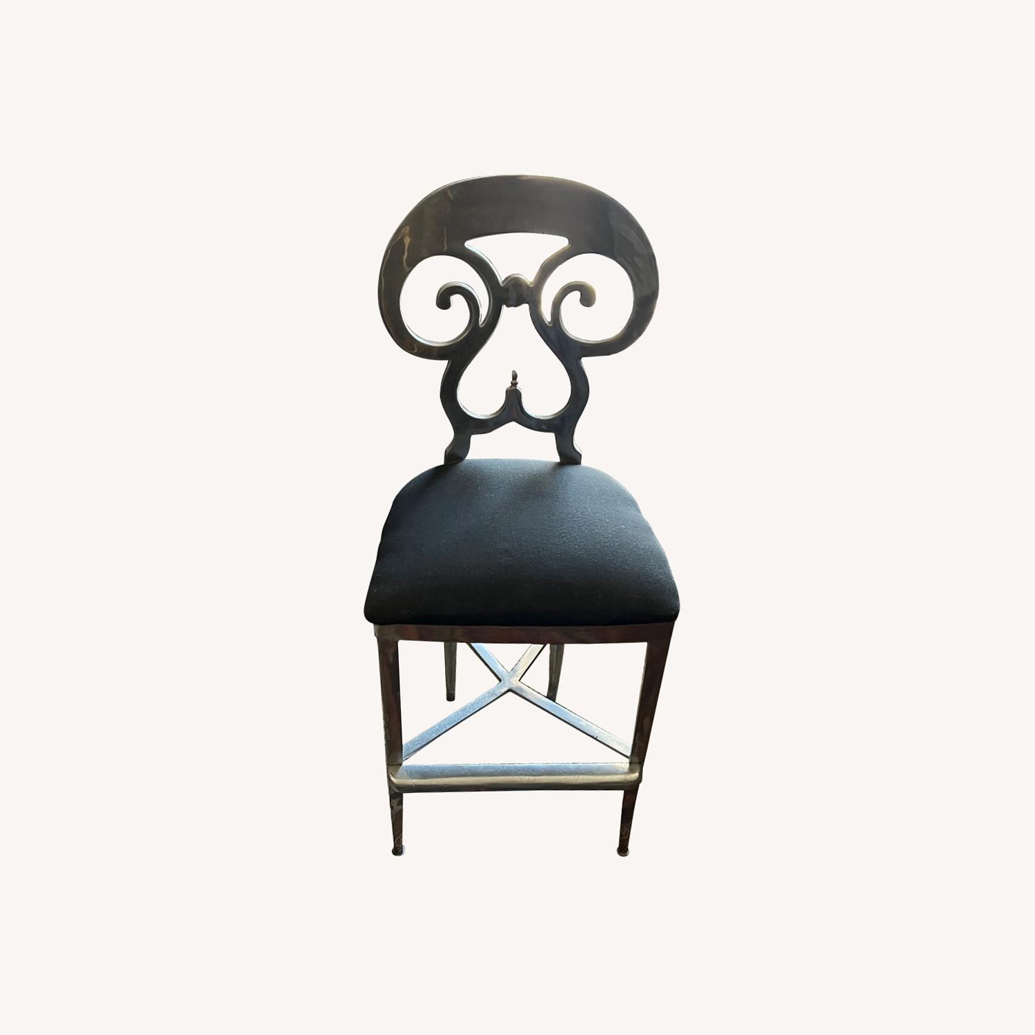 Biedermeier Reproduction Aluminum Stools - image-0