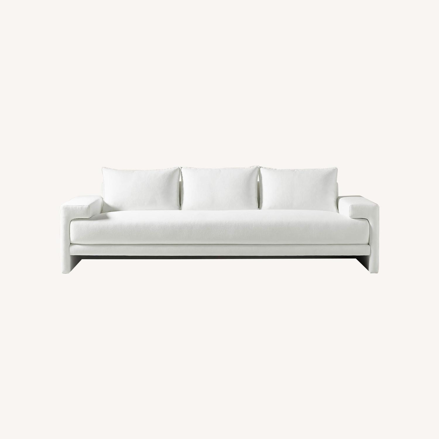 CB2 Designer 3-seater Sofa Camden White - image-0