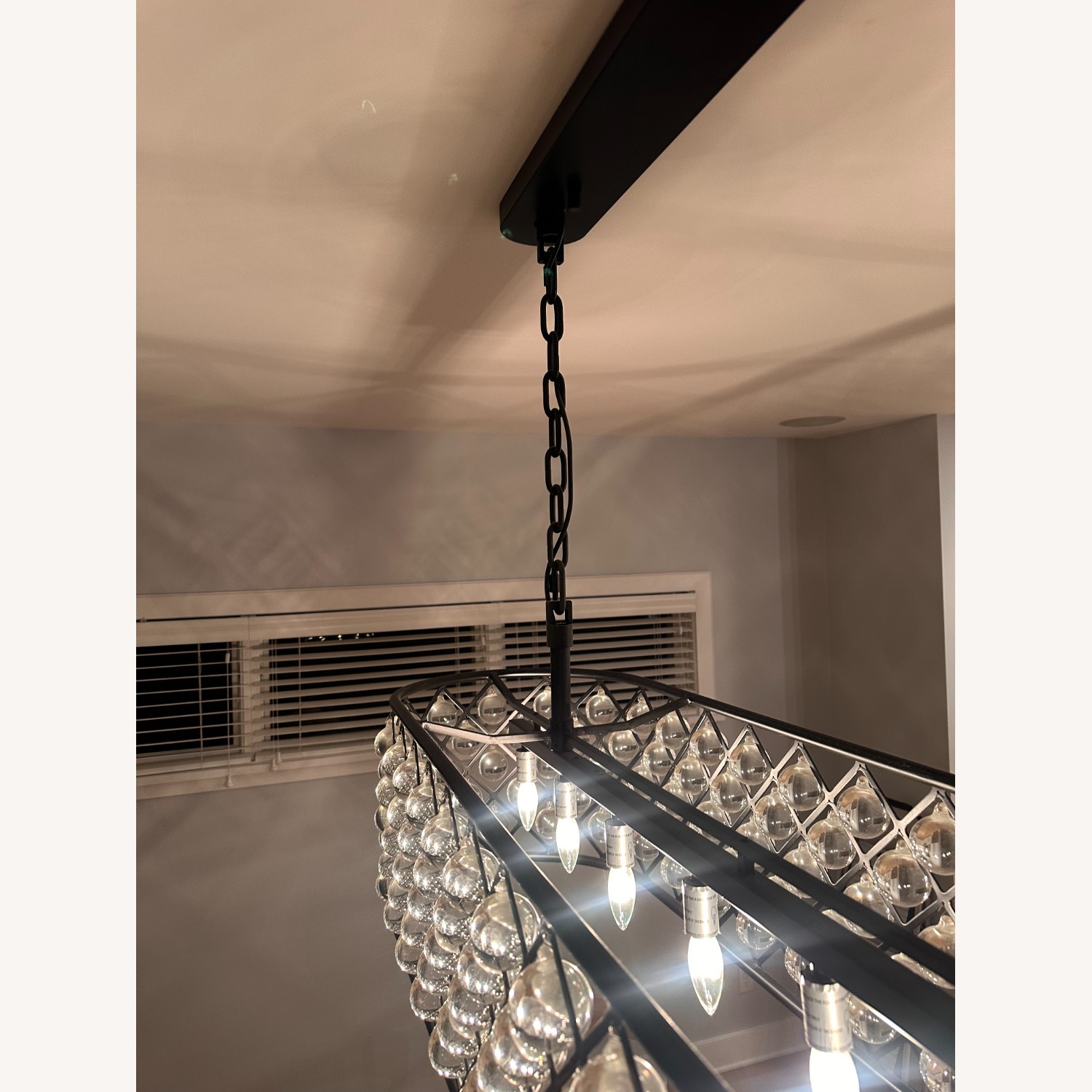 Restoration Hardware Crystal Halo 59" 8-Light Chandelier  - image-9