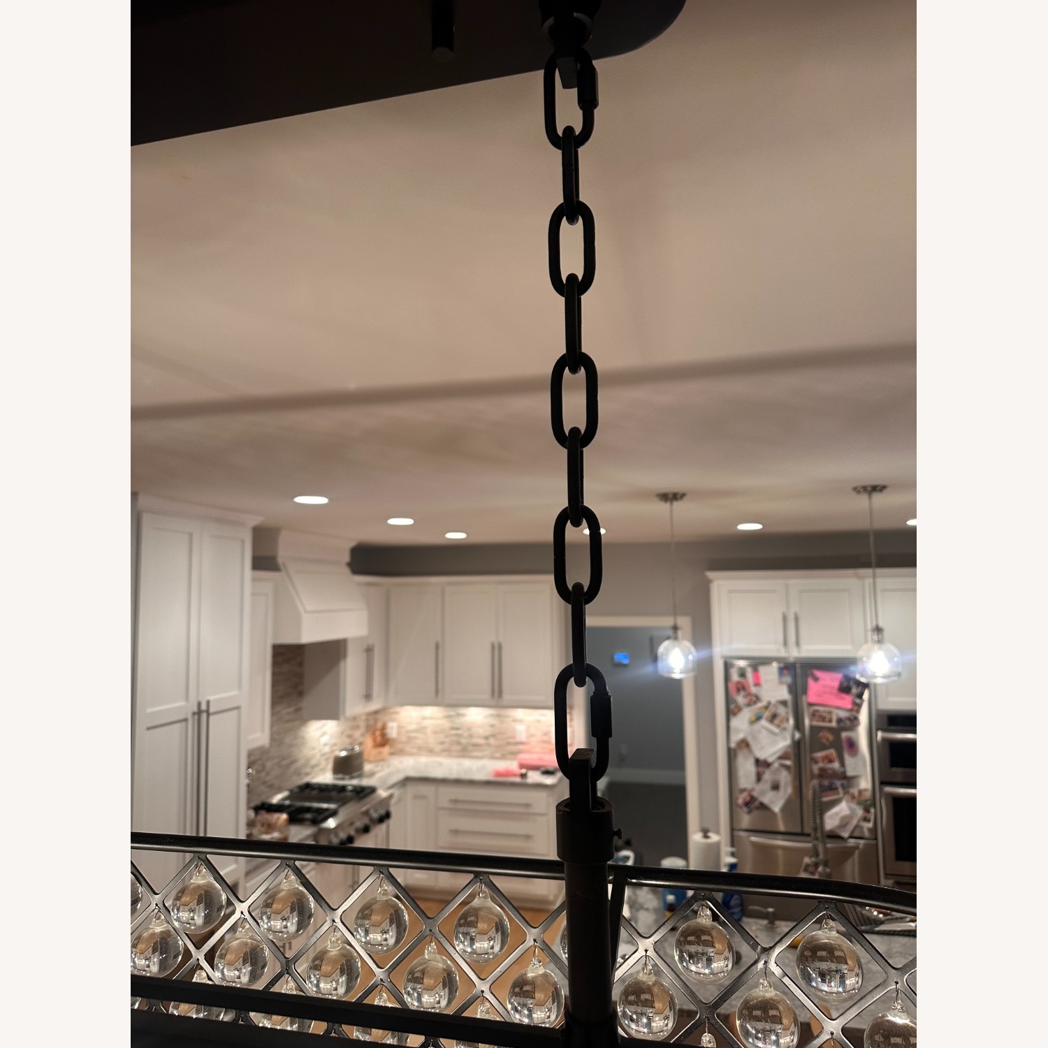 Restoration Hardware Crystal Halo 59" 8-Light Chandelier  - image-8