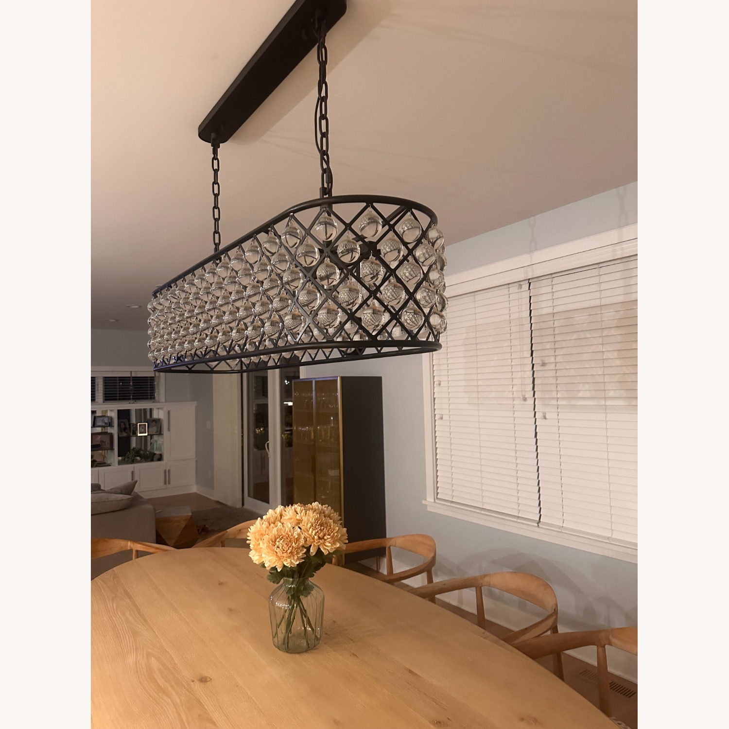 Restoration Hardware Crystal Halo 59" 8-Light Chandelier  - image-5