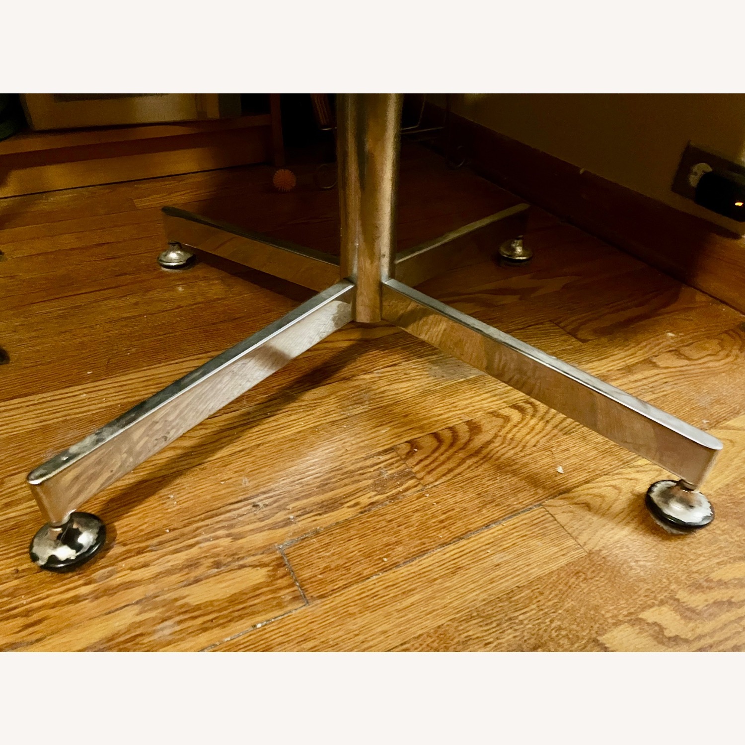 Vintage Midcentury Gray Upholstered Chairs - image-9