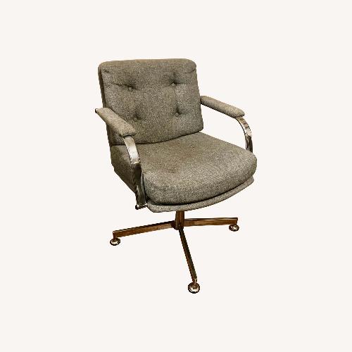 Used Vintage Midcentury Gray Upholstered Chairs for sale on AptDeco