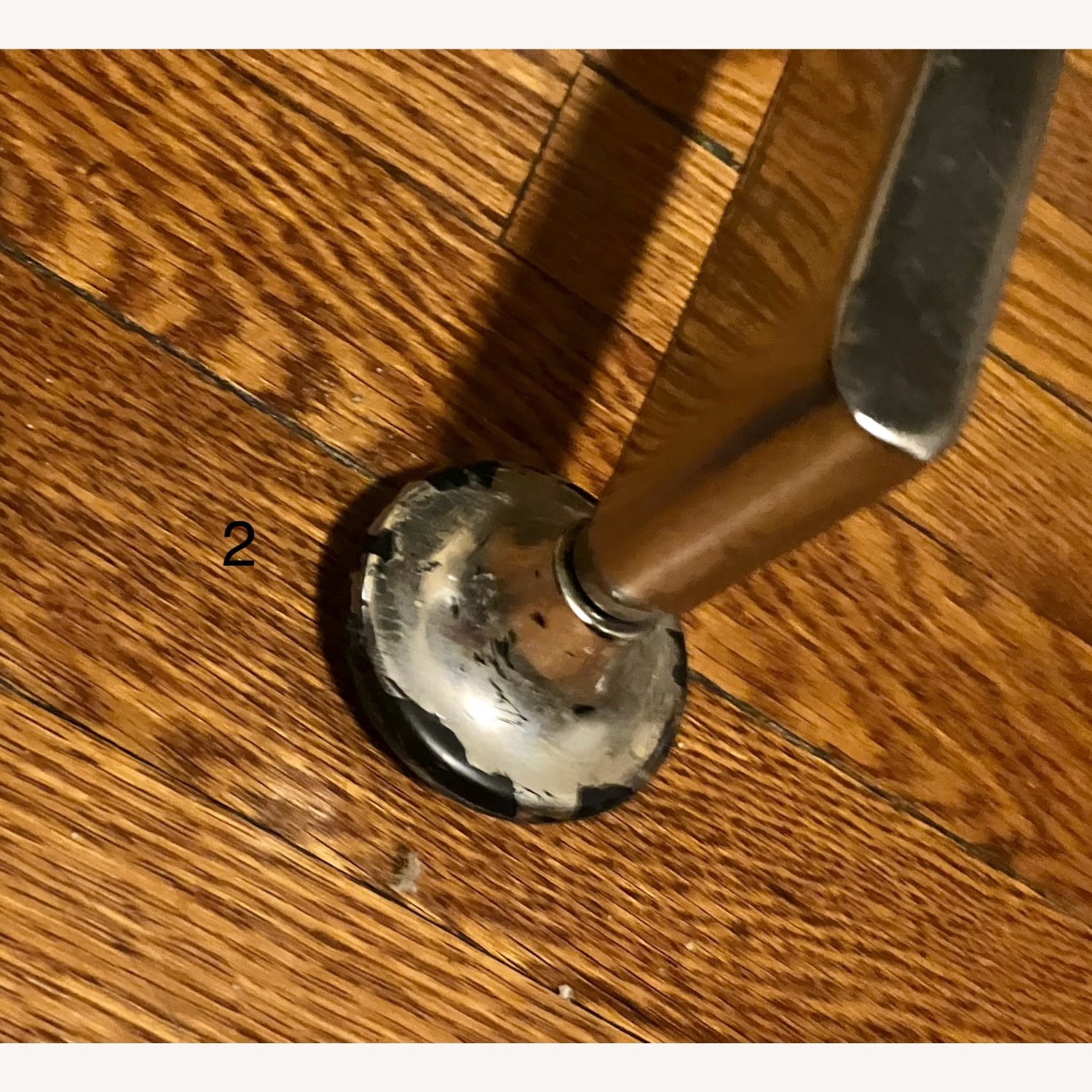 Vintage Midcentury Gray Upholstered Chairs - image-5