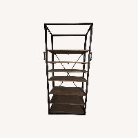 Industrial Iron and Wood Shelving