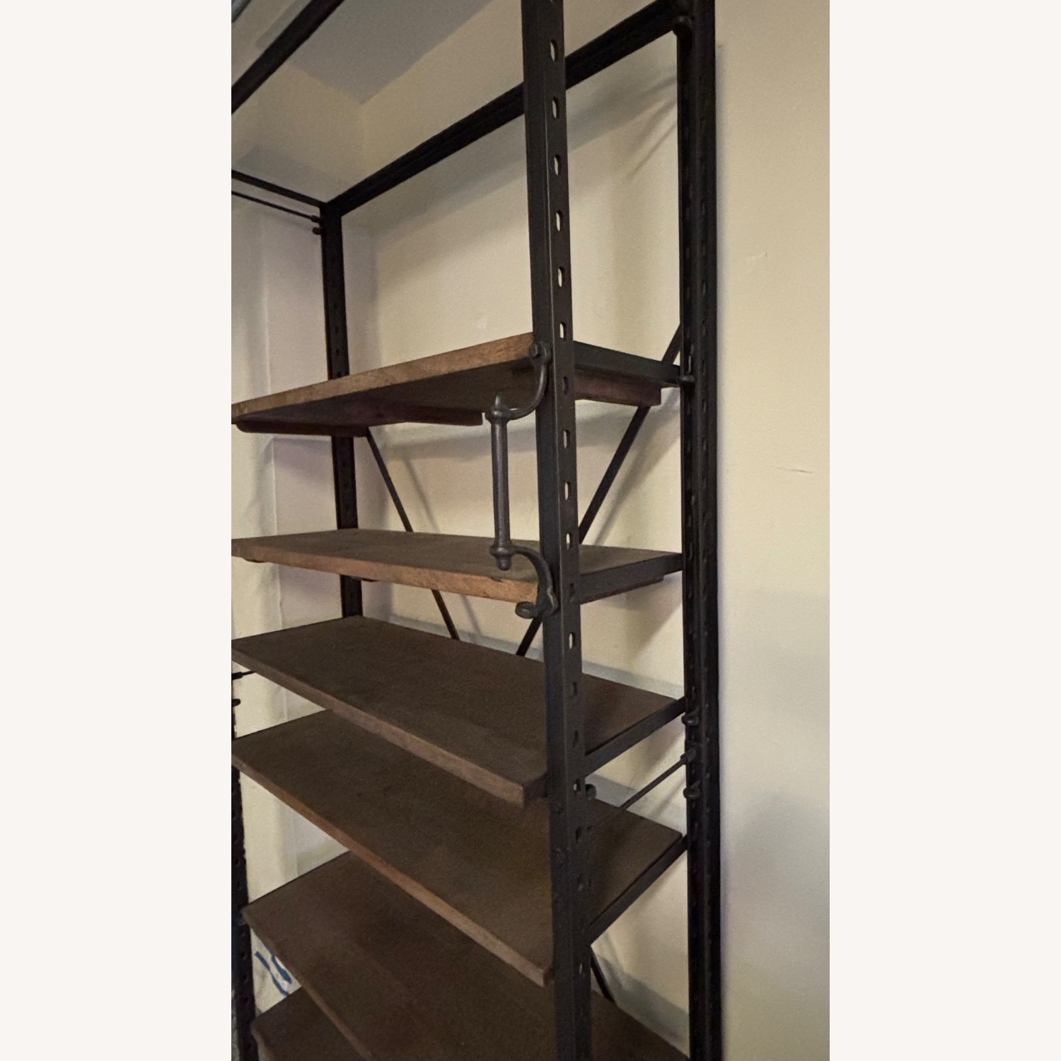 Industrial Iron and Wood Shelving  - image-4
